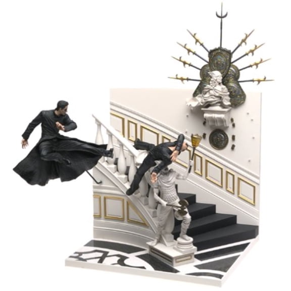 McFarlane Action Figures Matrix Series 1 Deluxe BoxedSet Neo Chateau Scene