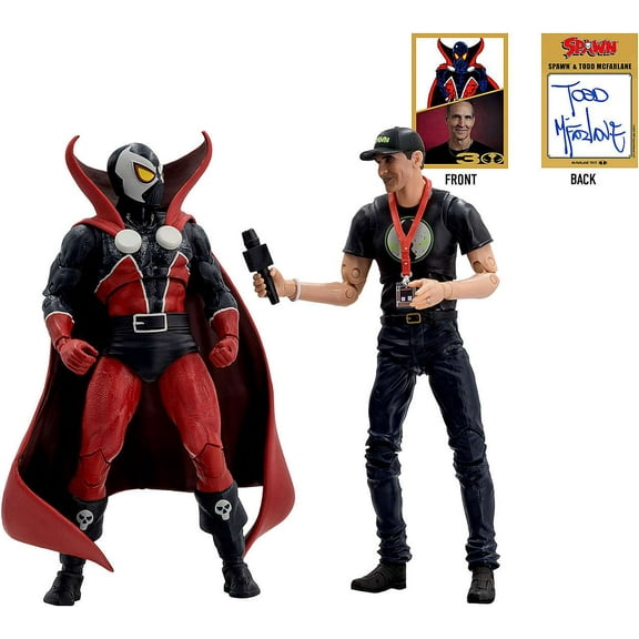 McFarlane Autograph Series Spawn & Todd McFarlane Action Figure 2-Pack (Gold Label Collection)