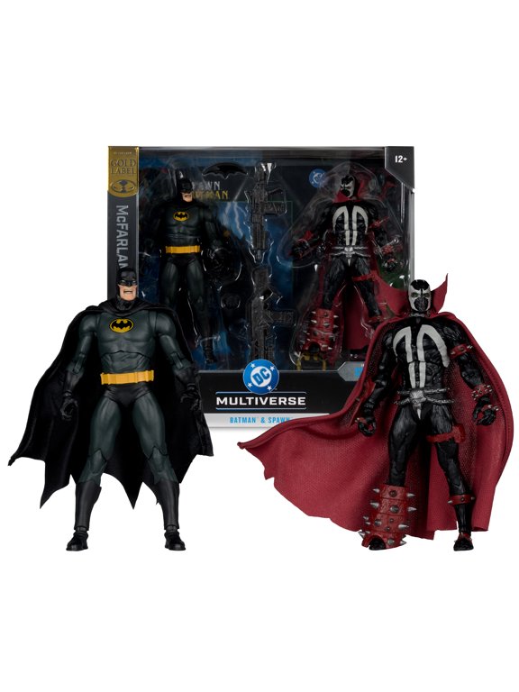 DC Multiverse Batman & Spawn 7" Collector Edition Gold Label 2-Pack - McFarlane Toys