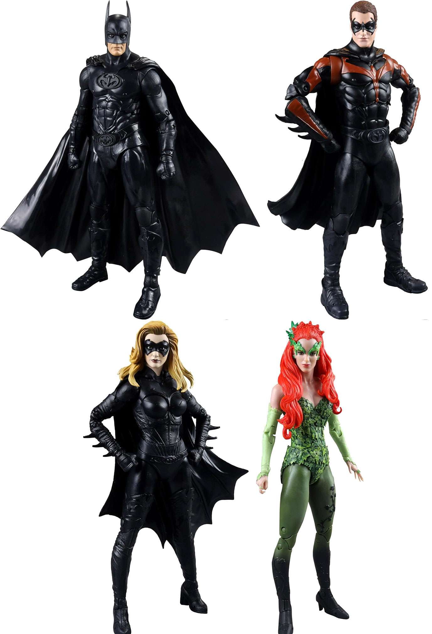 McFarlane DC Build Mr. Freeze Series Batman, Robin, Batgirl