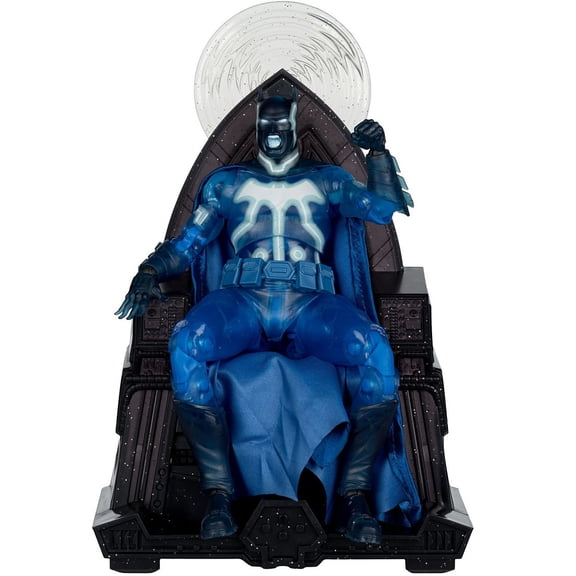 McFarlane DC Collector Edition Batman Action Figure [Darkseid War, with Mobius Chair, Blue Costume, Platinum Chase Edition]
