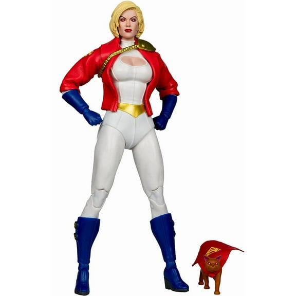 McFarlane DC Collector Edition Power Girl Action Figure (Reborn, Red Jacket, Chase Version)