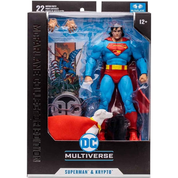 McFarlane DC Collector Edition Superman & Krypto Action Figure (Return of Superman)