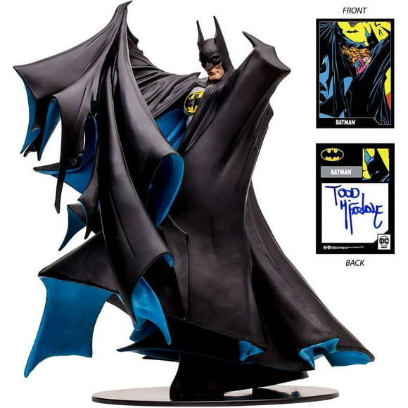 McFarlane DC Direct Gold Label Collection Batman Statue (Black, AUTOGRAPHED By Todd McFarlane)
