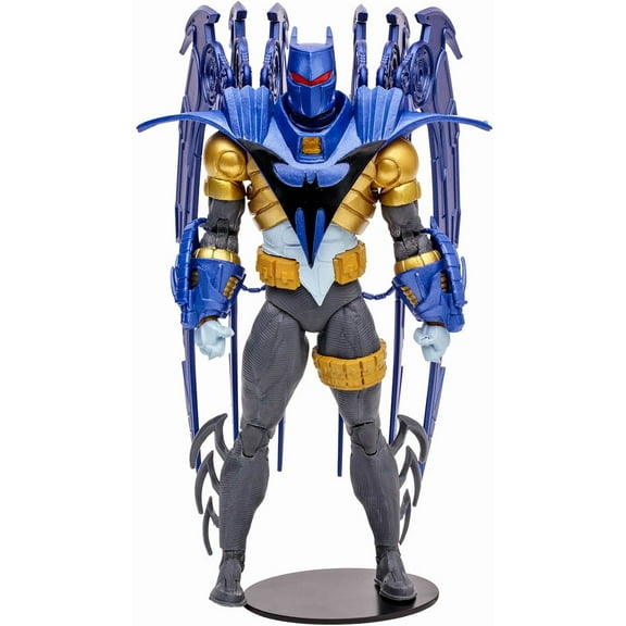 McFarlane DC Platinum Edition Azrael Batman Armor Action Figure (Blue Armor, Knightsend)