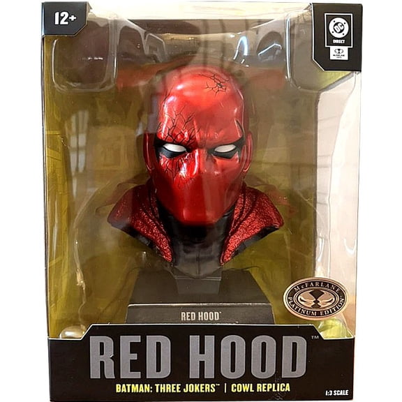 McFarlane DC Direct Red Hood Cowl Replica (Batman: Three Jokers, Platinum Edition Chase Version)