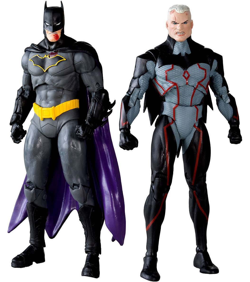 Omega vs Batman 7" Action Figures Set with Gold Label