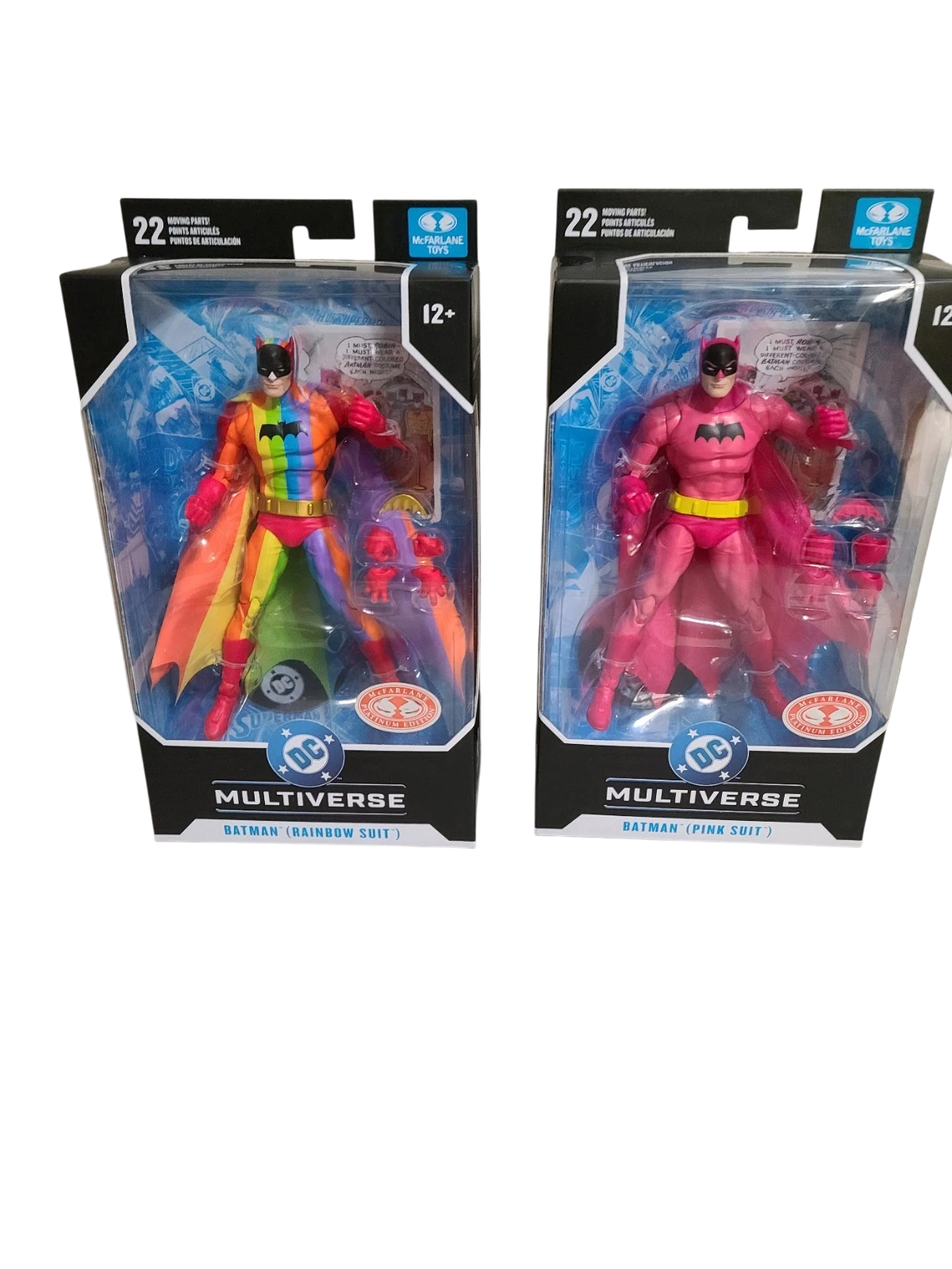 McFarlane DC Multiverse Batman Rainbow Suit and Pink Suit - Walmart.com