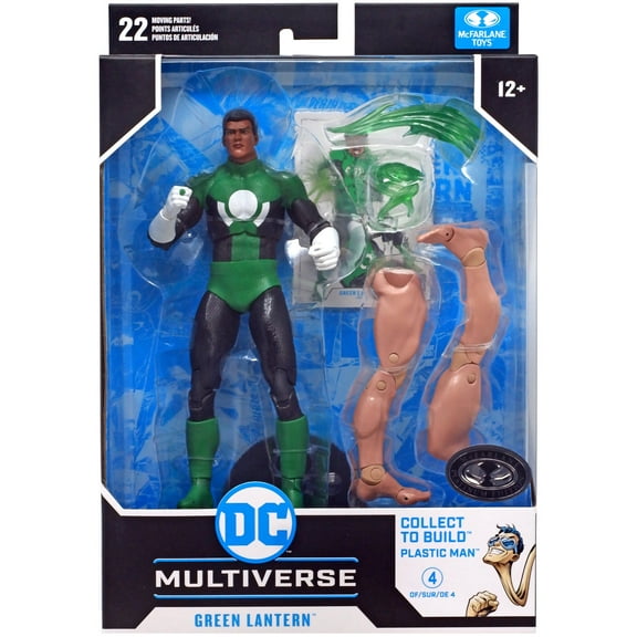 McFarlane DC Plastic Man Series Green Lantern Action Figure (Platinum Edition Chase)