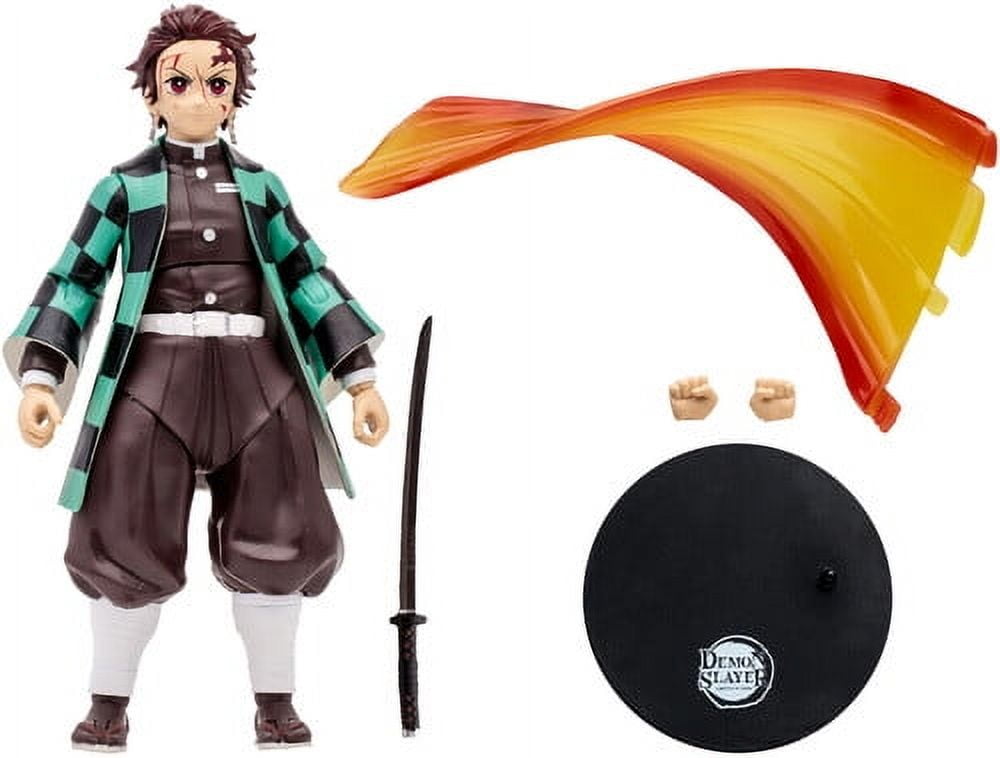 McFarlane - Demon Slayer - 7" Tanjiro Kamado in Rui Battle Action Figure, McFarlane Toys, Gifts