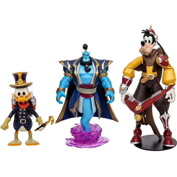 McFarlane Disney Gold Label Collection Genie, Scrooge McDuck & Goofy Action Figure 3-Pack