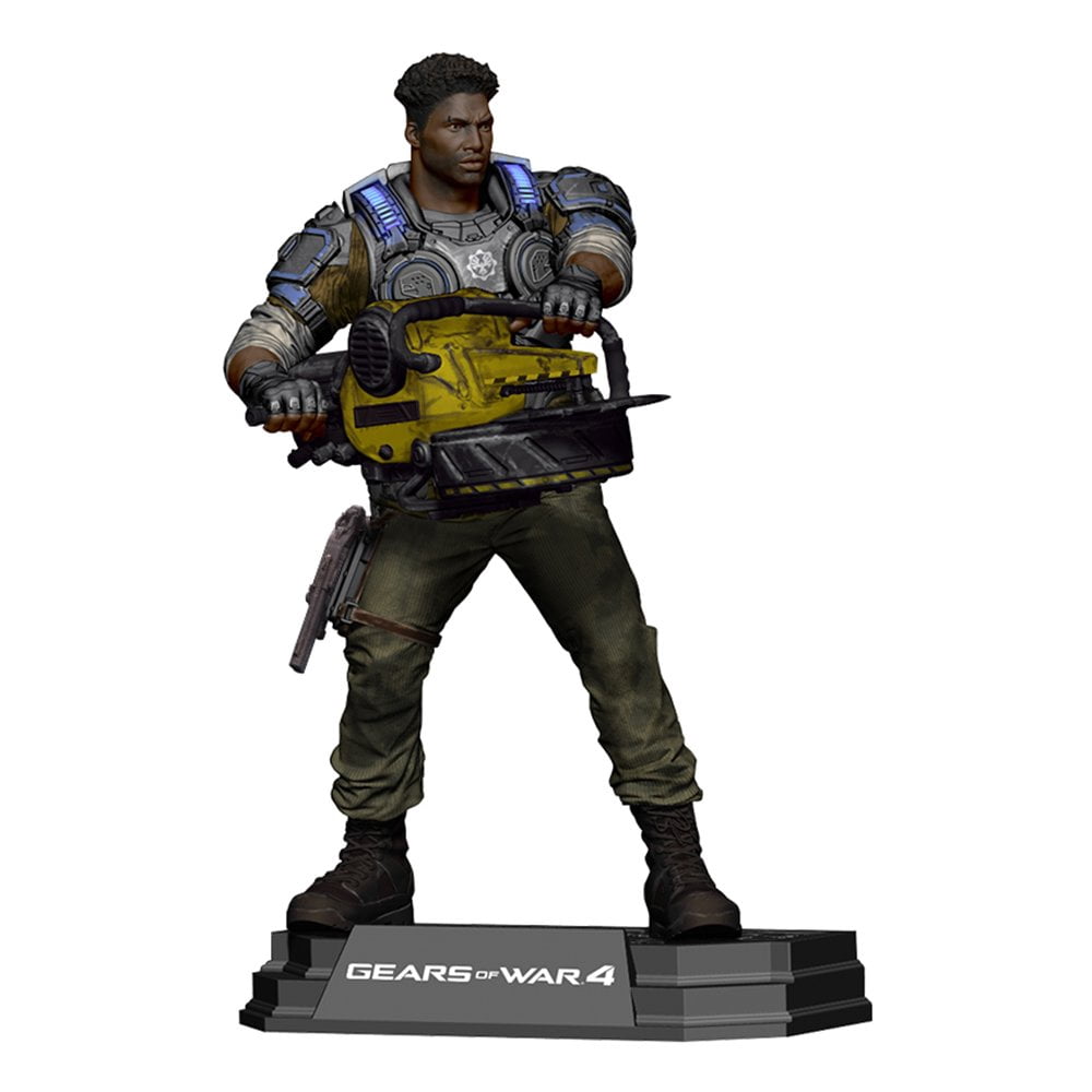 McFarlane Gears of War Color Tops Blue Wave Del Walker Action Figure