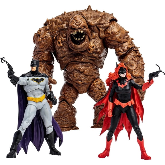 McFarlane Gold Label Collection Clayface, Batman & Batwoman Action Figure 3-Pack (DC Rebirth)