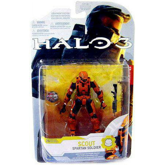 McFarlane Halo Series 4 Spartan Soldier Scout Action Figure (Orange)