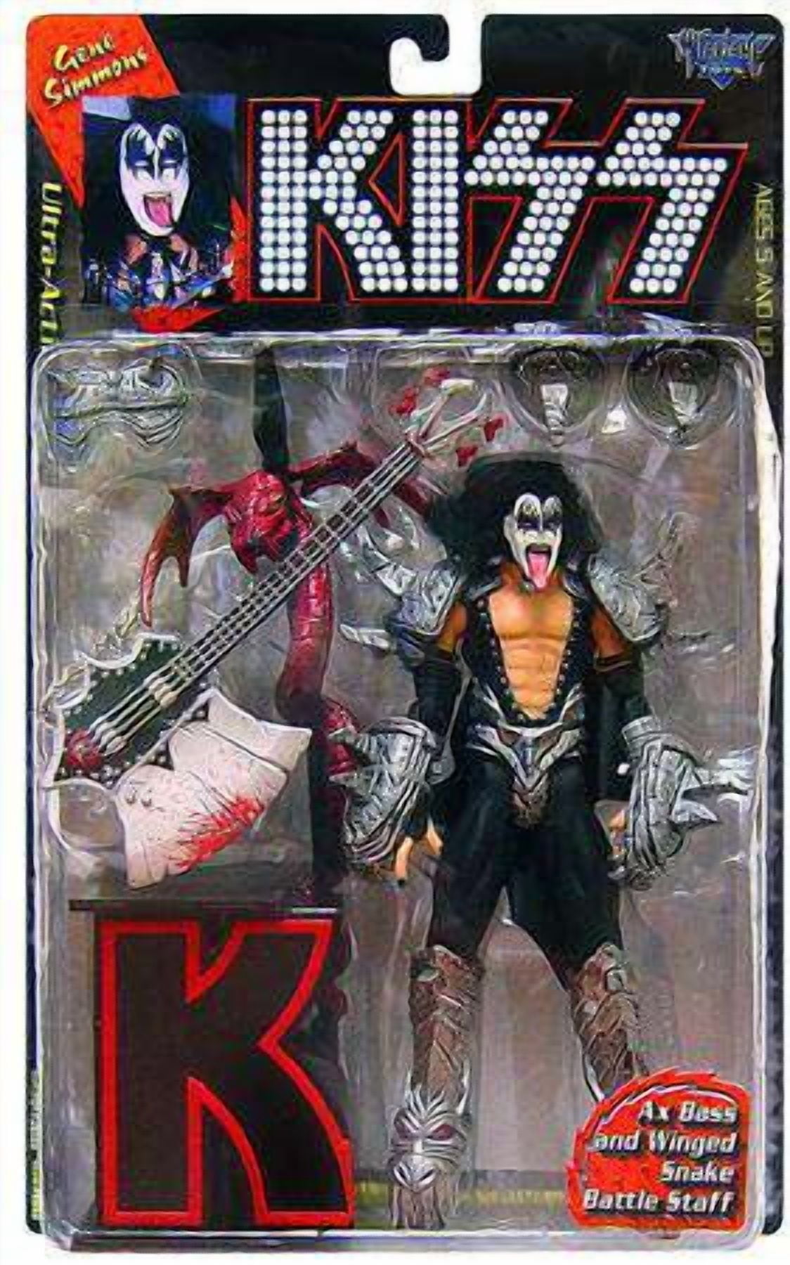 Vintage 1997 KISS Ultra Action Figure - Gene Simmons by