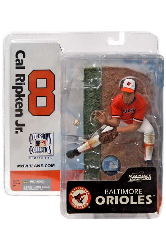 McFarlane MLB Cooperstown Collection Series 2 Cal Ripken Jr. Action Figure (Orange Jersey)