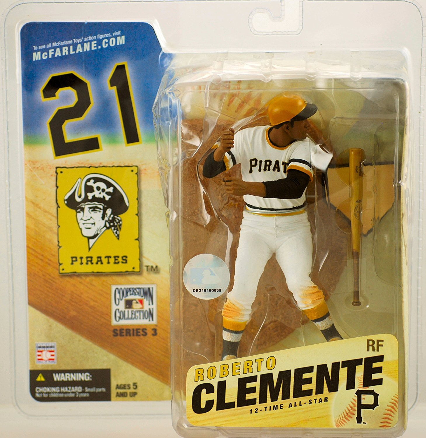 McFarlane MLB Cooperstown Collection Series 3 Roberto Clemente