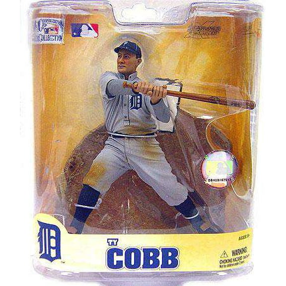 McFarlane MLB Cooperstown Collection Series 5 Ty Cobb (Detroit Tigers) Action Figure (Gray Uniform)