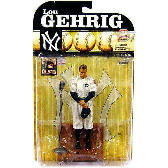 MLB Cooperstown Collection Lou Gehrig Figure 2009 McFarlane Toys #71382