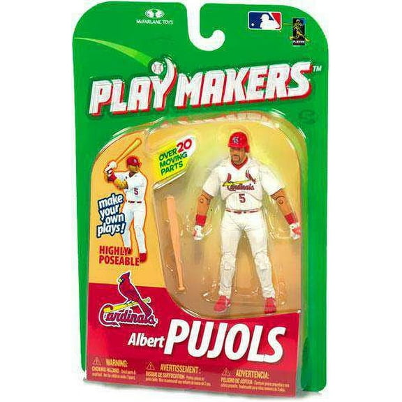 McFarlane MLB Playmakers Series 1 Albert Pujols Action Figure (Batting)