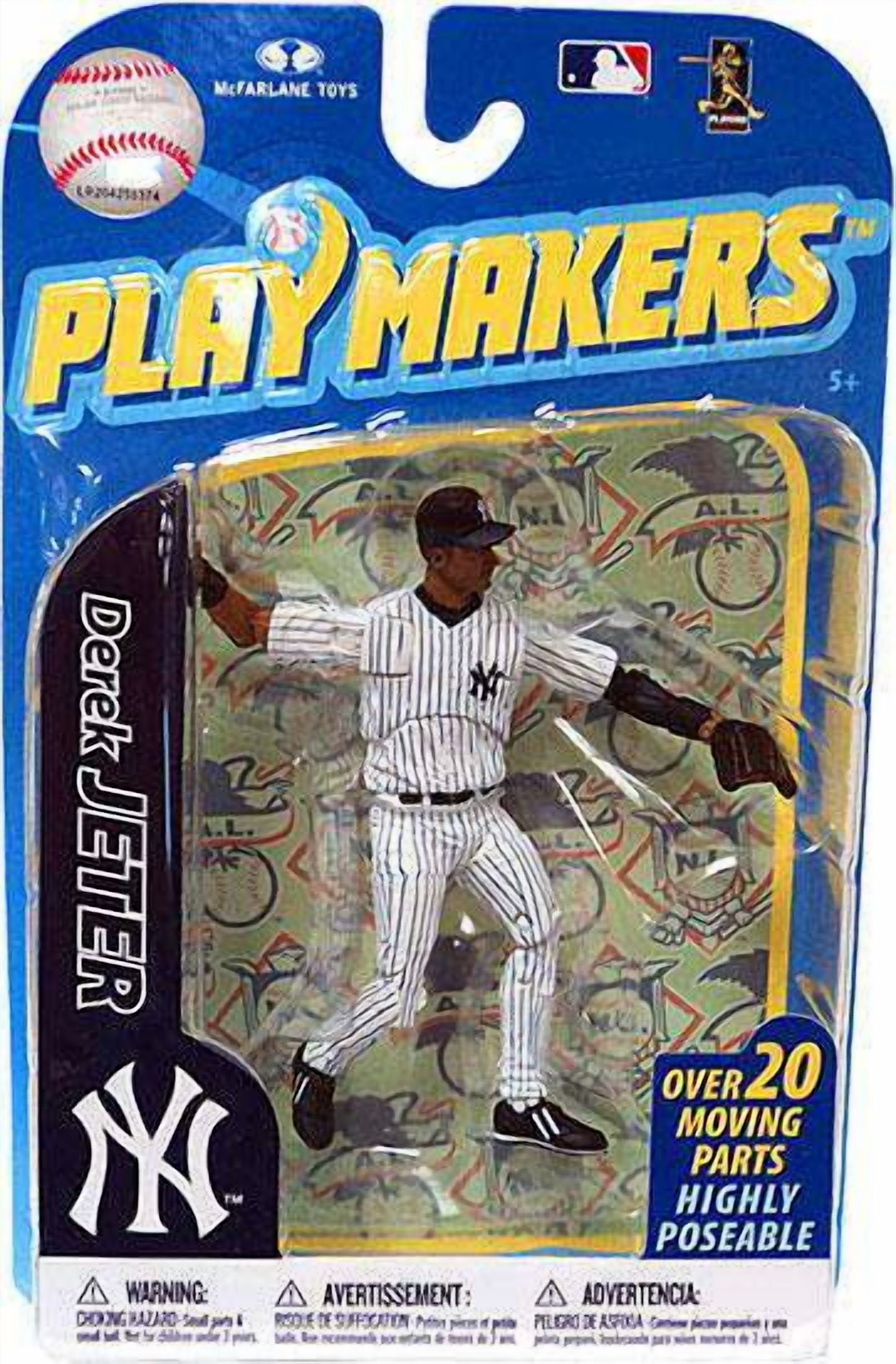 McFarlane MLB Playmakers Series 2 Derek Jeter Action Figure