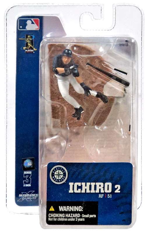 McFarlane MLB Sports Picks 3 Inch Mini Series 3 Ichiro Mini Figure