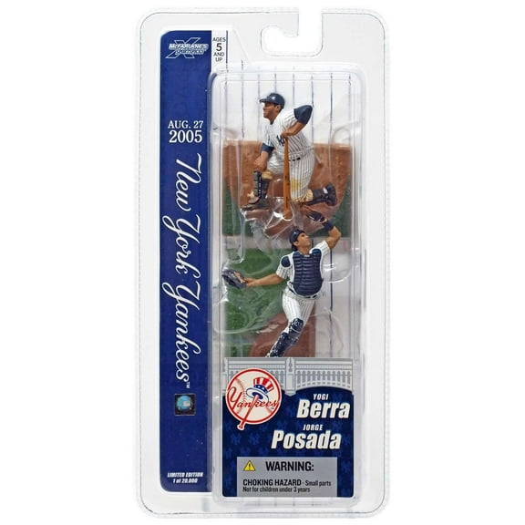 McFarlane MLB Sports Picks 3 Inch Mini Yogi Berra & Jorge Posada Mini Figure 2-Pack