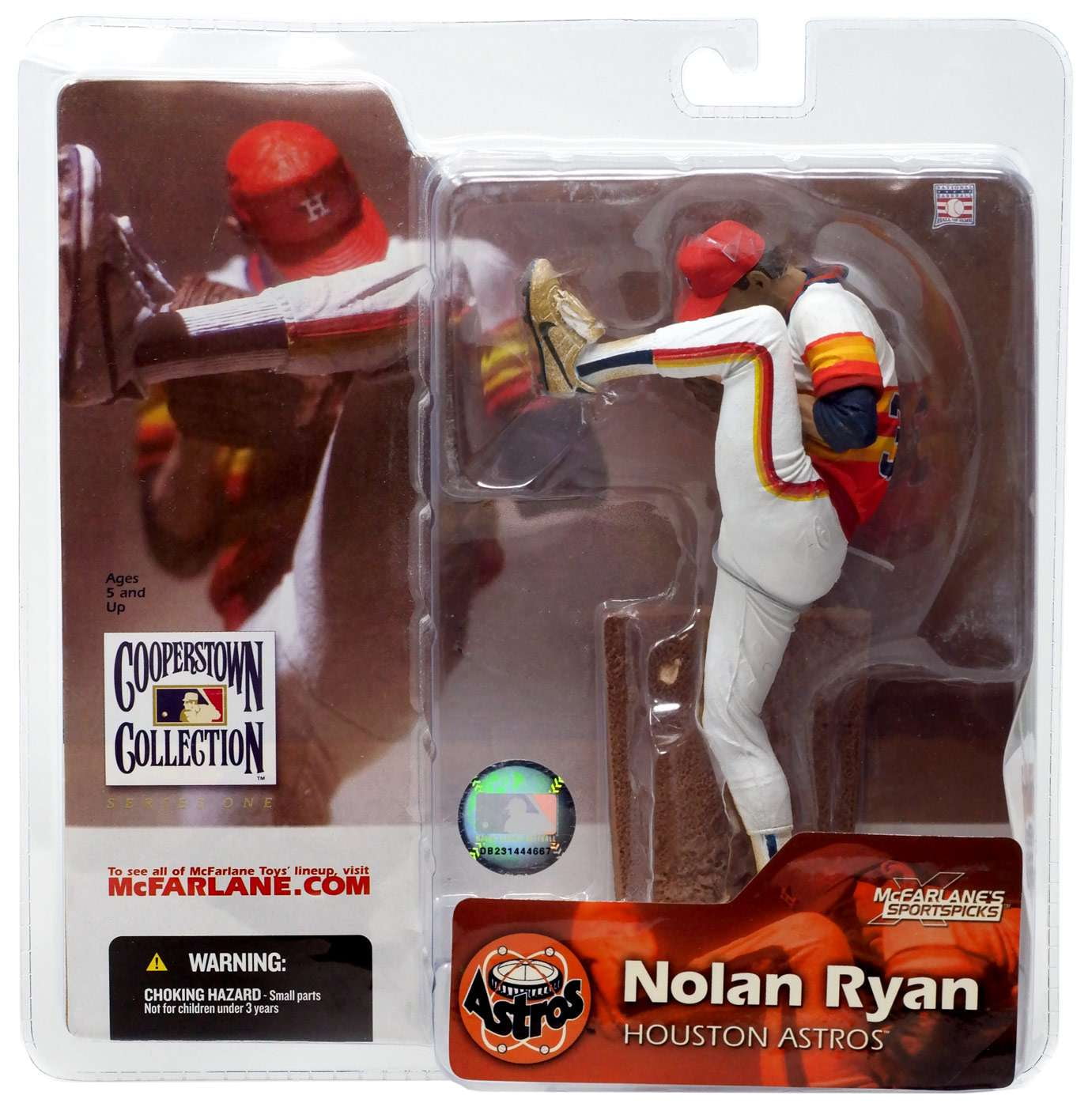 McFarlane MLB Sports Picks Cooperstown Collection Series 1 Nolan Ryan Action Figure Astros Uniform