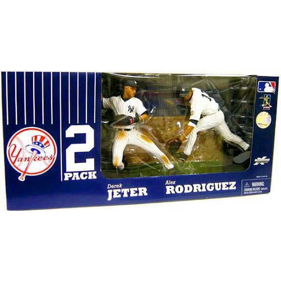 McFarlane MLB Sports Picks Exclusive 2-Pack Derek Jeter & Alex Rodriguez Action Figure 2-Pack