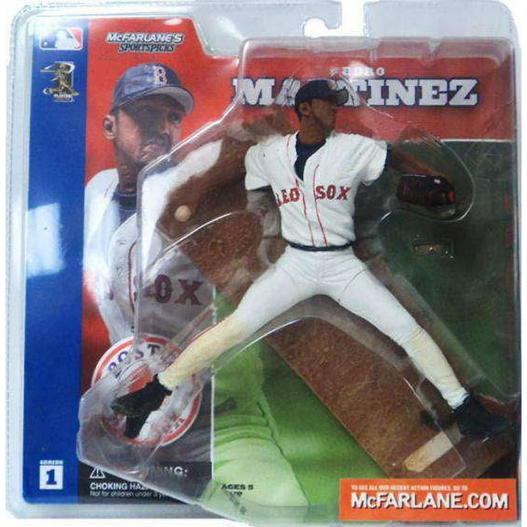 MLB McFarlane newest Series 1 Red Sox PEDRO MARTINEZ VARIANT GRAY Jersey NEW SEALED