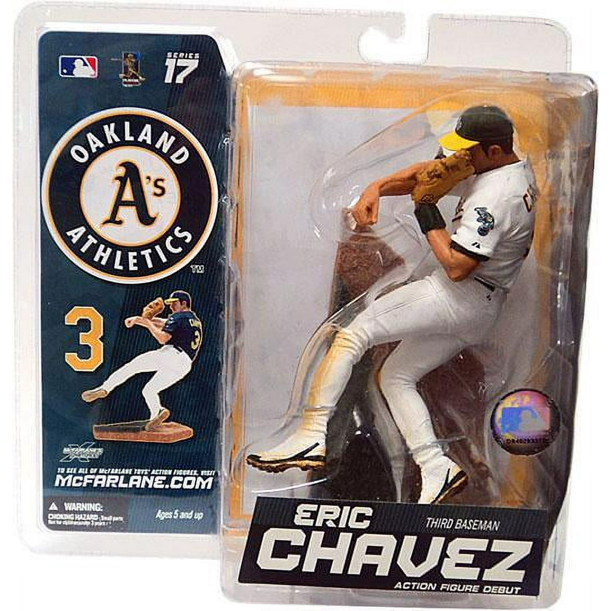 McFarlane MLB Sports Picks Series 17 Exclusive Eric Chavez Action