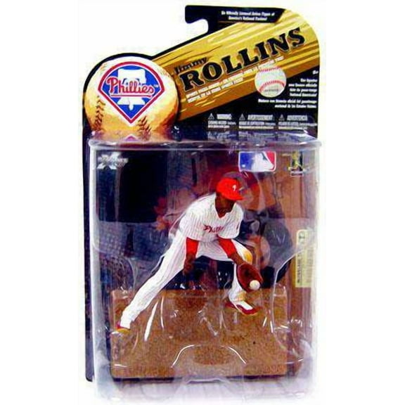 McFarlane MLB Sports Picks Series 24 Jimmy Rollins Action Figure (White Jersey)