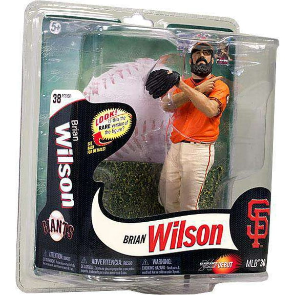 McFarlane MLB Sports Picks Series 30 Brian Wilson Action Figure (Orange Shirt)