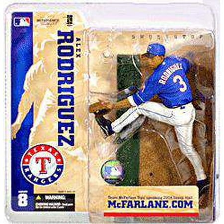 McFarlane MLB Sports Picks Series 8 Alex Rodriguez Action Figure (Blue Jersey)