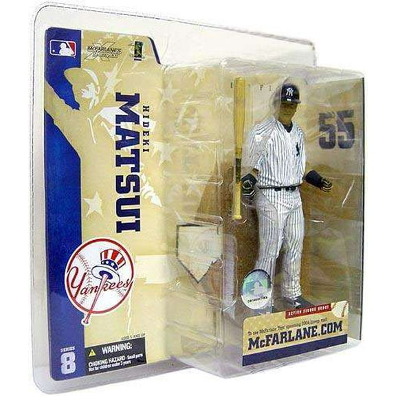 McFarlane MLB Sports Picks Series 8 Hideki Matsui Action Figure (Pinstripe Jersey Variant)