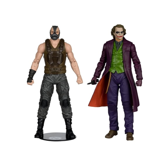 McFarlane Multiverse Deluxe Theatrical Bane and Joker 7-Inch Action Figures Set (2 Items)