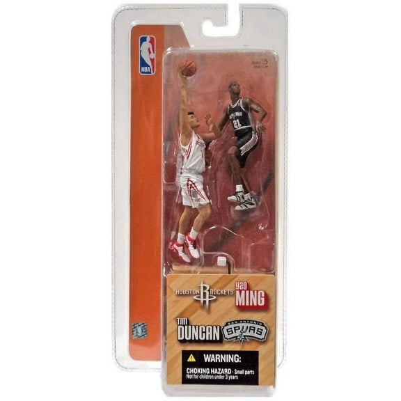 McFarlane NBA Sports Picks 3 Inch Mini Series 1 Yao Ming & Tim Duncan Mini Figure 2-Pack