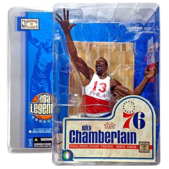 NBA Legends Wilt Chamberlain Philadelphia 76ers Figure 2005 McFarlane #76275