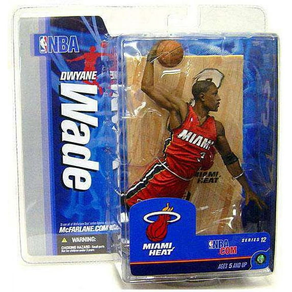 McFarlane NBA Sports Picks Series 12 Dwyane Wade Action Figure (Red Jersey Variant)