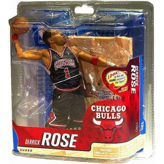 McFarlane NBA Sports Picks Series 20 Derrick Rose Action Figure (Black Jersey)