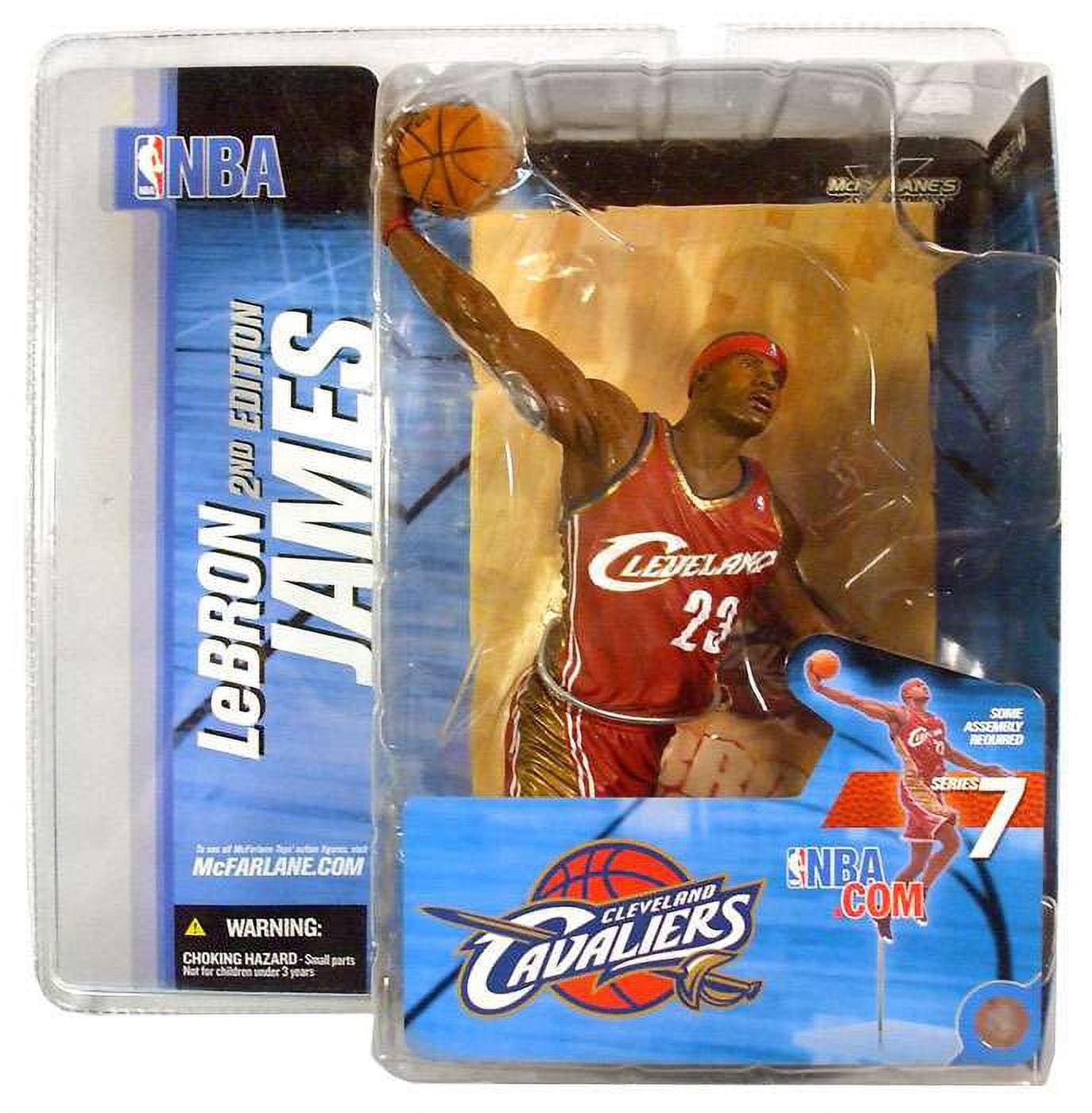 McFarlane NBA Sports Picks Series 7 LeBron James Action Figure (Red Jersey)  - Walmart.com