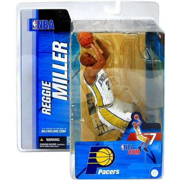 McFarlane NBA Sports Picks Series 7 Reggie Miller Action Figure (White Jersey)