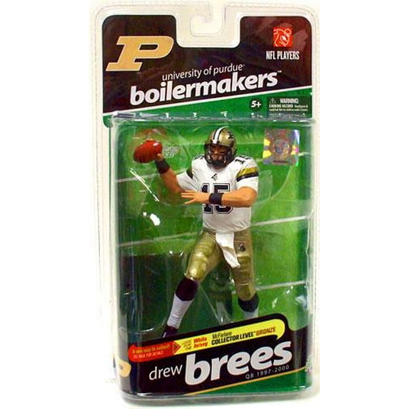 McFarlane NCAA Series 2 Drew Brees Action Figure (White Jersey)