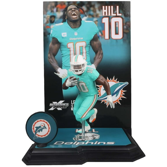 McFarlane NFL 2023 Sports Picks Football Tyreek Hill Action Figure (Green Jersey, Platinum Edition Chase)