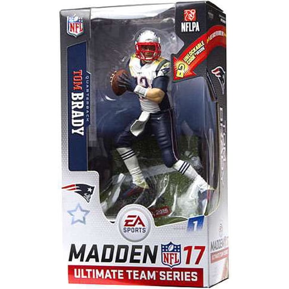 McFarlane NFL EA Sports Madden 17 Ultimate Team Series 1 Tom Brady Action Figure (White Jersey)