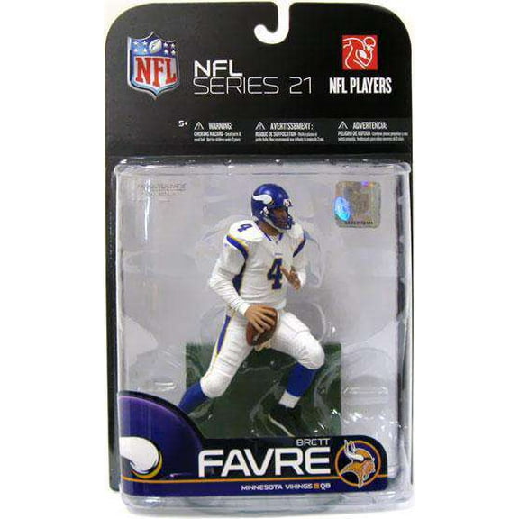 McFarlane NFL Sports Picks Exclusive Brett Favre Action Figure (White Jersey)