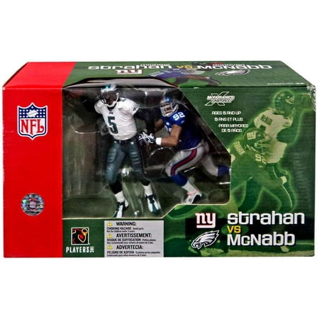 McFarlane NFL Sports Picks Football Donovan McNabb & Michael Strahan Action Figure 2-Pack