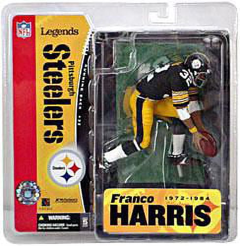 McFarlane NFL Sports Picks Legends Series 1 Franco Harris Action Figure  [Black Jersey]