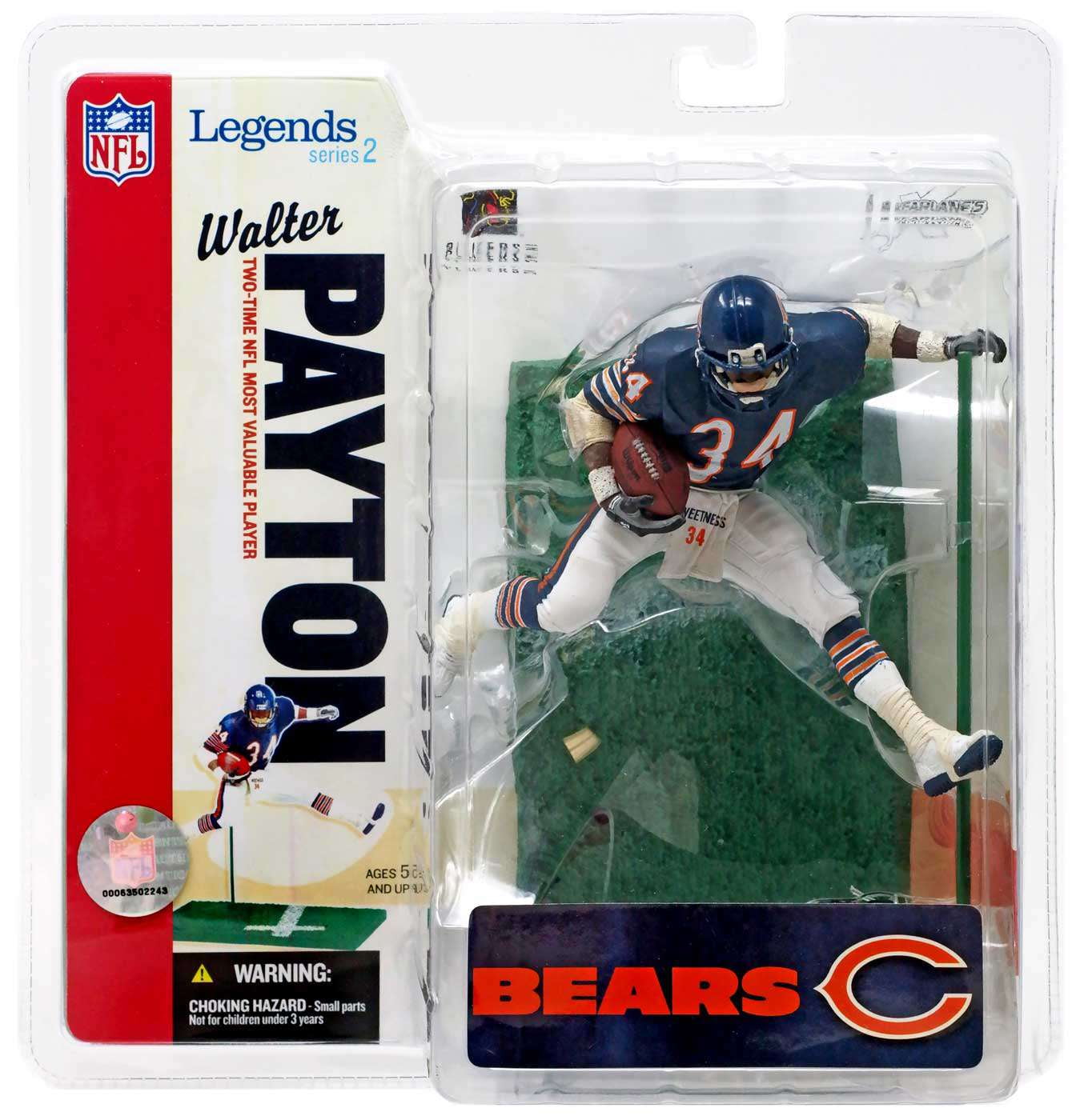 McFarlane NFL Sports Picks Walter Payton 2006 Legends Series 2