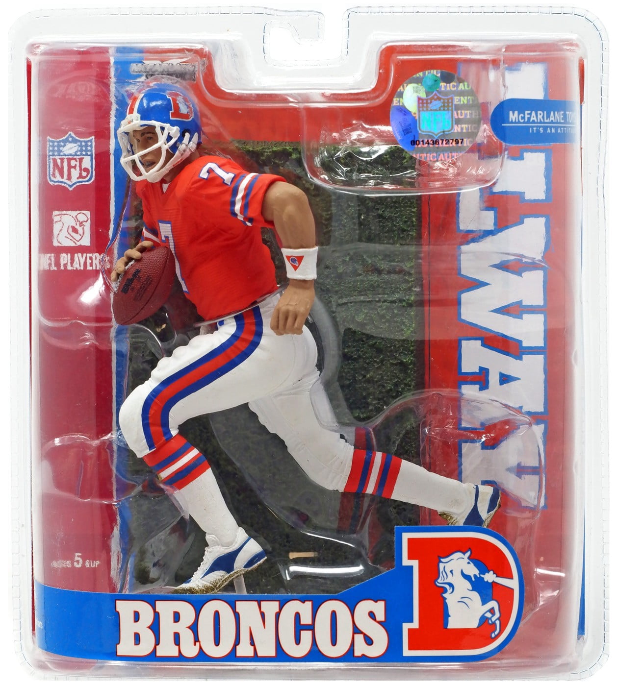 John Elwayのフィギュア McFarlane NFL Sports Picks Legends Series 3 John Elway Action